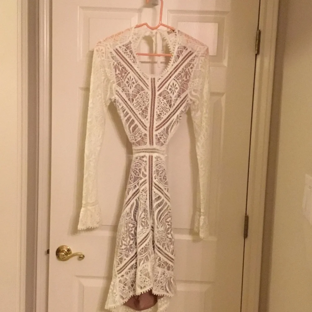 For Love & Lemons Dress, cream color, size M - Picture 1 of 3